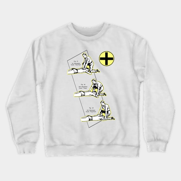 Respirado (light shirt) Crewneck Sweatshirt by bronzarino